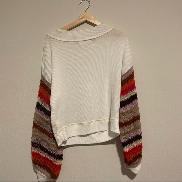 We The Free, Free People Women's Cha Cha Brushed Knit Pullover, Size XS - Picture 4 of 4